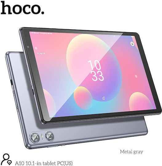 Hoco A10 MAX 10.1" Tablet (8GB/256GB) Γκρι