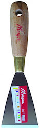 Morgan 6.5cm Scraper Spatula Wooden Handle Mo.0009310