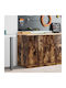 Living Room Cabinet Made of Solid Wood Brown 30x51x85cm