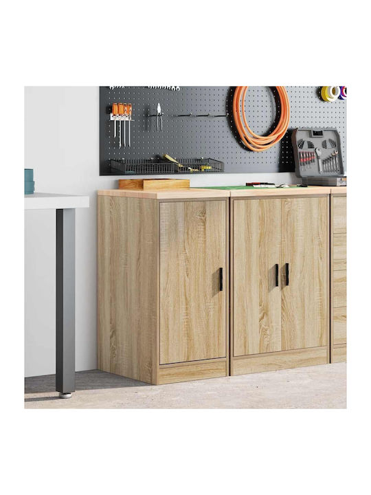 Living Room Cabinet Made of Solid Wood Brown 40...