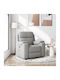 Πολυθρόνα Relax Massage Cloud Grey 96x99x102cm