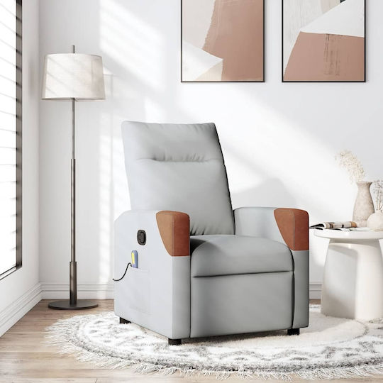Πολυθρόνα Relax Massage Cloud Grey 69x86x100cm