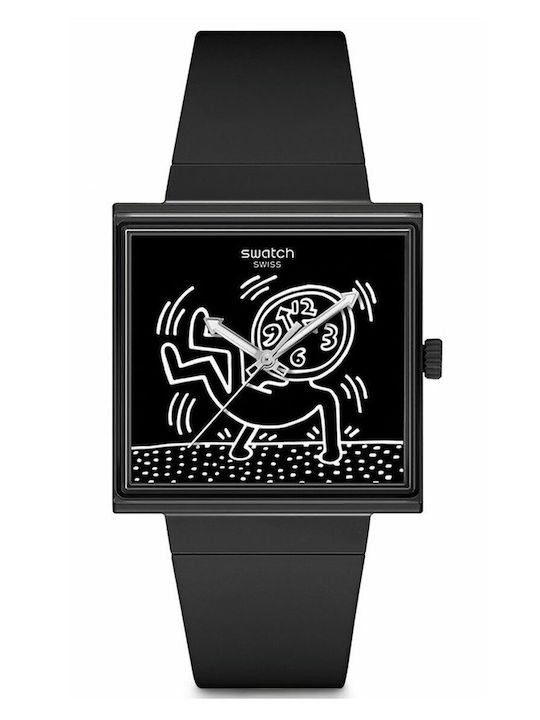 Swatch Unisex Ceas Bărbați Baterie Cu Curea Nea...