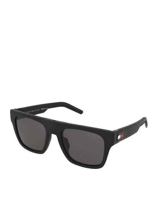 Tommy Hilfiger Unisex Sunglasses with Black Hor...