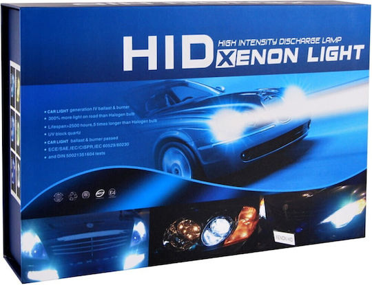Autoline Xenon Σετ Φωτισμού Αυτοκινήτου H3 Can bus 12V 6000K Ψυχρό Λευκό