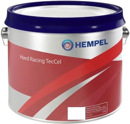 Hempel Hard Racing Teccel Υφαλόχρωμα Σκάφους 2.5lt Λευκό