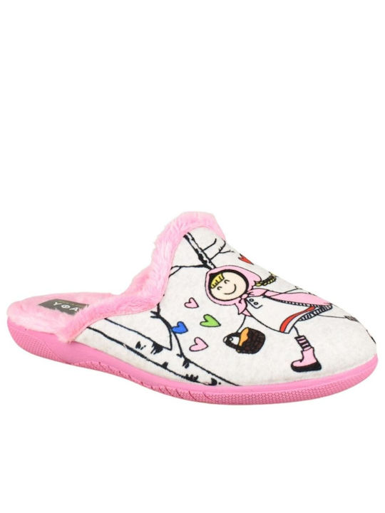 Yfantidis Kids Slippers Pink