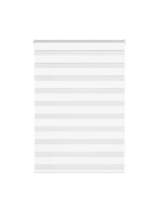 vidaXL Щори Ролета Полузатъмнение Бял Ш100xВ100...