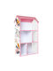 Kids Wooden Bookcase Pink 54x27x91.5cm