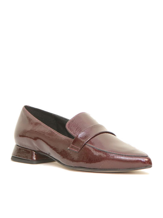 D Chicas Δερμάτινα Γυναικεία Loafers σε Μπορντό...