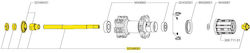 Rear Axle Mavic MTB Disc Quick Release