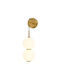 Eurolamp Trea Lumină de Perete cu LED Integrat și Lumină Alb Cald Bronz 43x16cm