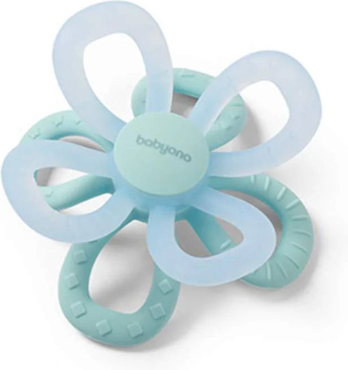 Babyono Flower Teething Ring with Water made of Silicone for 0 m+