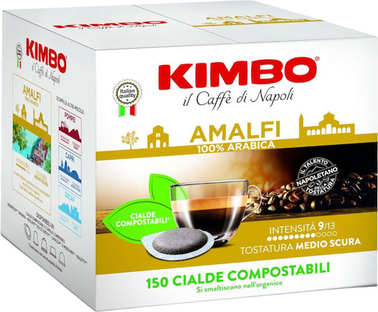 Kimbo Капсули Еспресо Amalfi Съвместими с машина E.S.E. Pod 150капси
