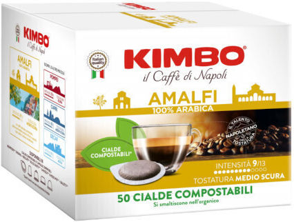 Kimbo Κάψουλες Espresso Amalfi Συμβατές με Μηχανή E.S.E. Pod 50caps