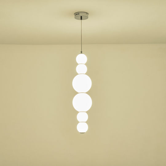 Eurolamp Blossom Ceiling Light White LED with Warm White Light 17.5x17.5x229cm