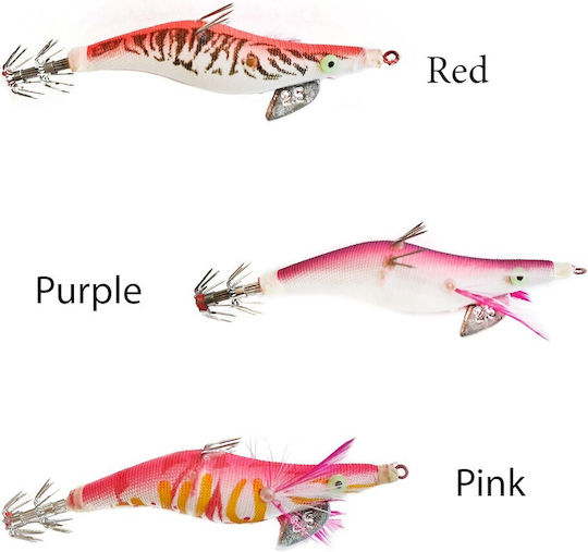 Shimatsu Cobra Squid Jig Purple 2.5 Glow
