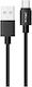 V-TAC Platinum Regular USB 2.0 to micro USB Cable Μαύρο 1m 8488 1τμχ
