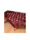 Silk Fashion Kariert 264-1 Bordeaux 130x130cm