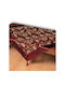 Silk Fashion Checkered 7180 Bordeaux 85x85cm