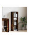 Brown Bookcase 34x31x112cm