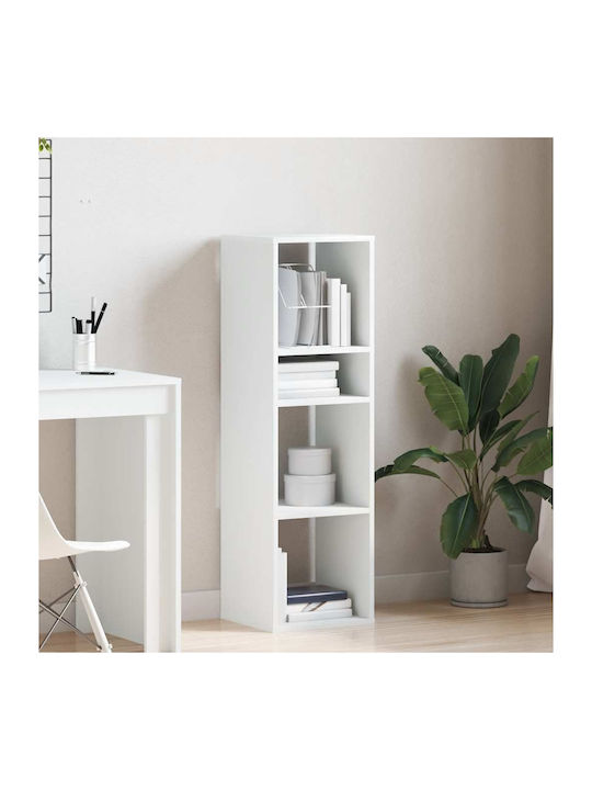 White Bookcase 34x31x112cm