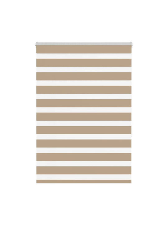vidaXL Roller Blinds Partial Blackout Brown W115xH150cm 4014550