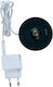 Ladestation für Tischlampe IP54 Schwarz Olimpia LD0900RB Zafferano LD0900RB Schwarz