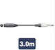 Citronic XLR female to 6.3mm male 3m Cable (XF-S6J300)