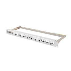 Lanberg Patch Panel 24port Keystone Gray Ppks-0924-s Lanberg Patch Panel 24port Keystone Gray Ppks-0924-s