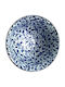 SDS Teller Untiefe Keramik Blau mit Durchmesser 16cm
