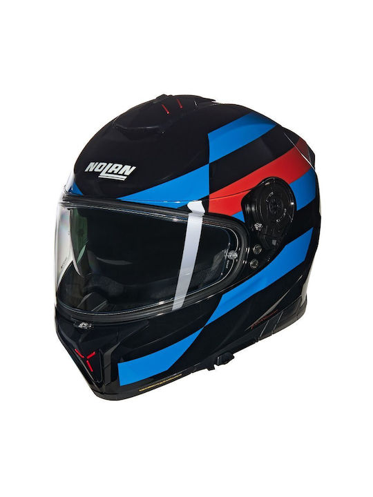 Nolan N80-8 347 Black/Blue/Red Мотоциклетна кас...