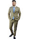 Men's Summer Suit Slim Fit Beige