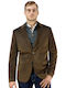 Men's Suit Jacket Slim Fit Brown