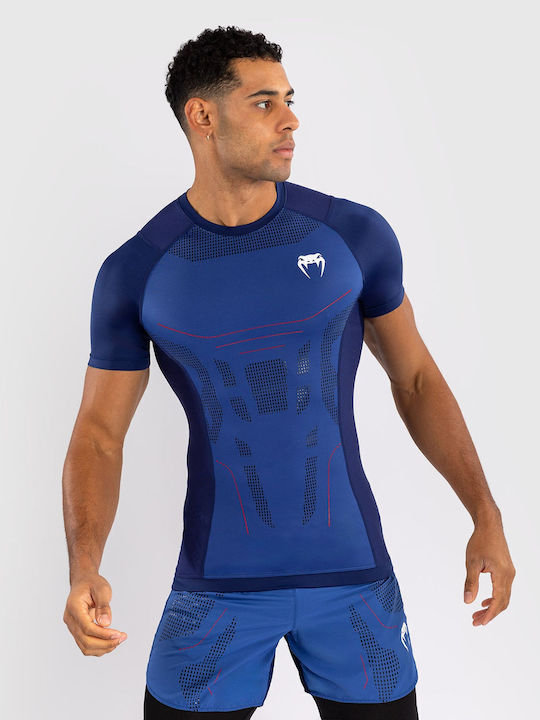 Venum Ανδρική Κοντομάνικη Μπλούζα VENUM-05360-004 για Jiu-Jitsu Μπλε