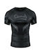 8 Weapons Ανδρική Κοντομάνικη Μπλούζα 8300007-3-BKBK για Jiu-Jitsu Μαύρη