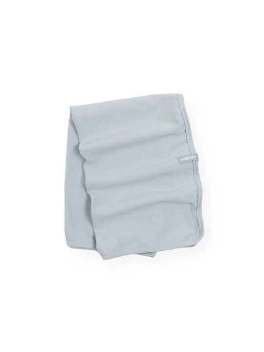 Bamboom Decke Wickeltücher für Kinderzimmer Bamboo Blau 75x100cm