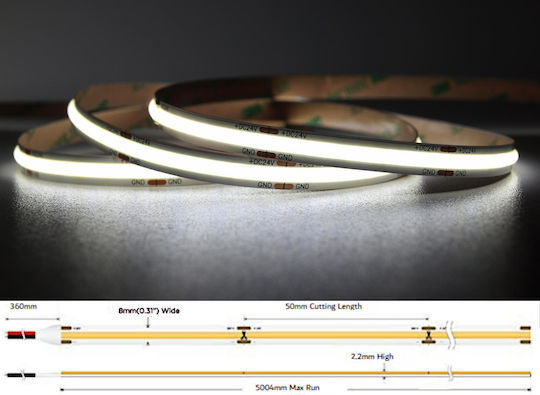 LED Strip 24V 5m Type COB