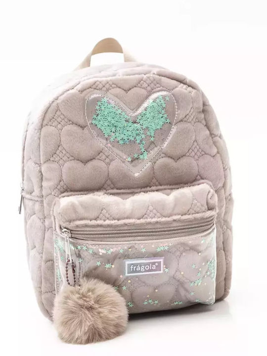 Детска раница бежова 24x13x30 бежова