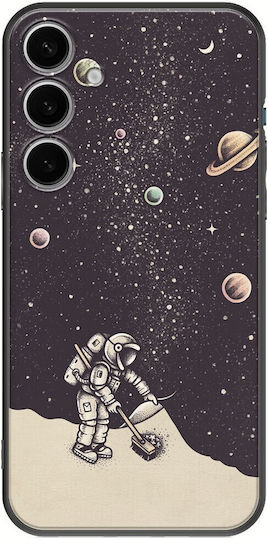 Space Dust Samsung Galaxy S24 Fe 5g Black TPU Silicone