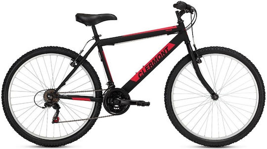 Clermont Freeland 26" 2025 Black Mountain Bike with 21 Speeds