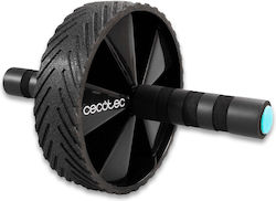 Cecotec Ρόδα Κοιλιακών Drumfit Ab Wheel Επικάλυψη Καουτσούκ Αντιολισθητικές Λαβές + Στρώμα Eva Cec-07124