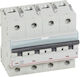 Legrand Dx³ 4p 80a Automatic Three-Phase Circuit Breaker 10ka 400v Type C Neutral Disconnection N 408703