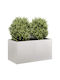 vidaXL Planter Box Metal Silver 80x40x40cm.
