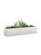 vidaXL Blumenkasten Metallisch Silver 200x40x40cm.