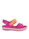 Crocband Sandal Children's Anatomical Beach Shoes Fuchsia