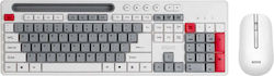 Marvo WS009 Wireless Membrane - Set with Mouse (International English)