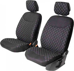 Vordere Abdeckungen 4 Stück Polyester Grau 200628 Vordere Abdeckungen 4 Stück Polyester Grau 200628