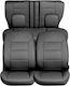 Set Huse Auto Piele sintetica Negru