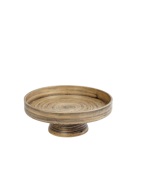 Espiel Bali Cake Stand Brown 35x14x14cm